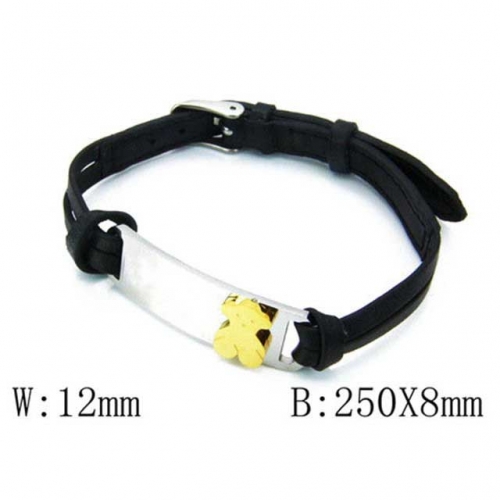 Wholesale Stainless Steel 316L Fashion Bracelet NO.#BC64B0226HOZ