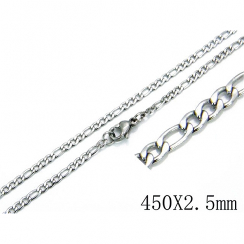 Wholesale Stainless Steel 316L Figaro Chains NO.#BC70N0316IZ