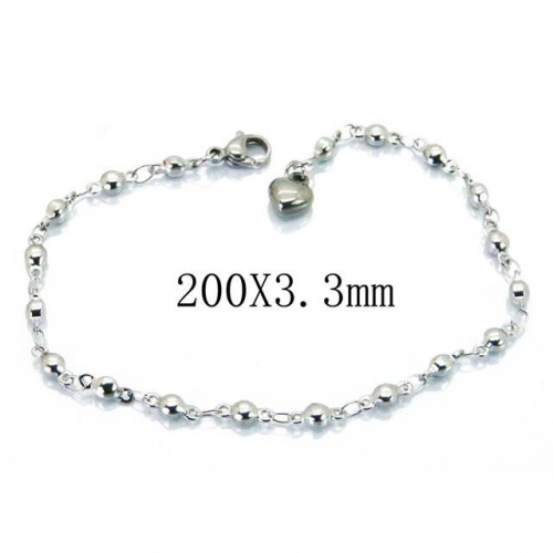 Wholesale Stainless Steel 316L Fashion Bracelet NO.#BC62B0347IOS