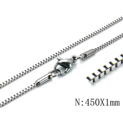 Wholesale Stainless Steel 316L Box Chains NO.#BC70N0282JZ