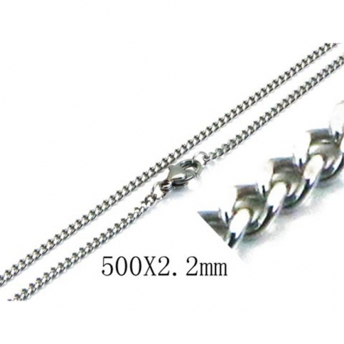 Wholesale Stainless Steel 316L Curb Chains NO.#BC70N0451HLF