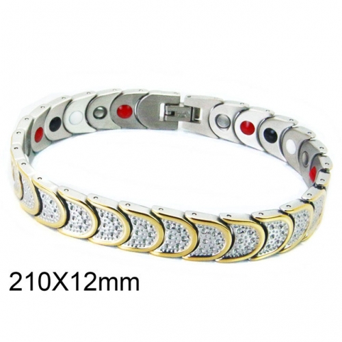 Wholesale Stainless Steel 316L Strap Bracelet NO.#BC36B0150ISS