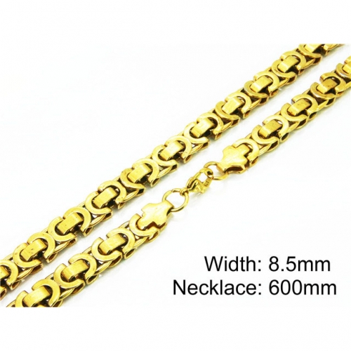 Wholesale Stainless Steel 316L Byzantine Chains NO.#BC55N0508IWW
