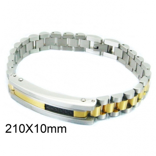 Wholesale Stainless Steel 316L Strap Bracelet NO.#BC36B0140HPD