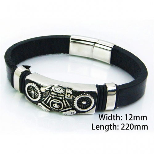 BaiChuan Wholesale Fashion Leather Bracelet NO.#BC29B0015H4F