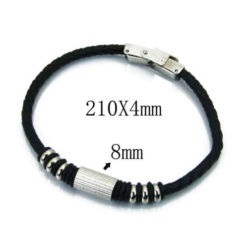 BaiChuan Wholesale Fashion Leather Bracelet NO.#BC23B0160HHC