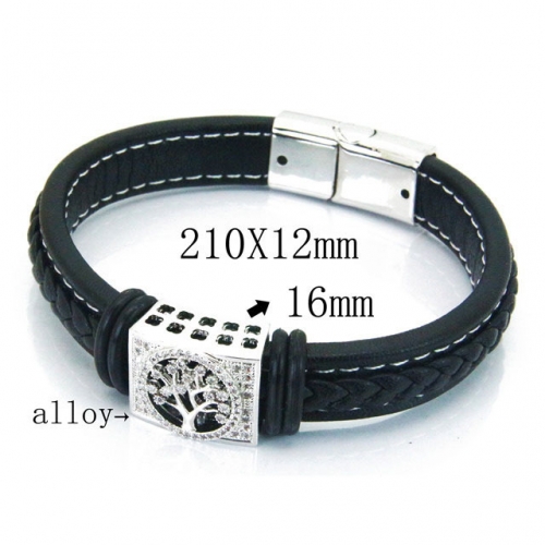 BaiChuan Wholesale Fashion Leather Bracelet NO.#BC41B0067IDD