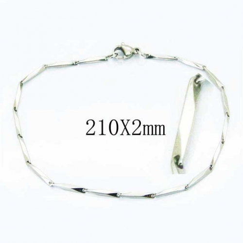 Wholesale Stainless Steel 316L Chain Bracelets NO.#BC70B0550I5