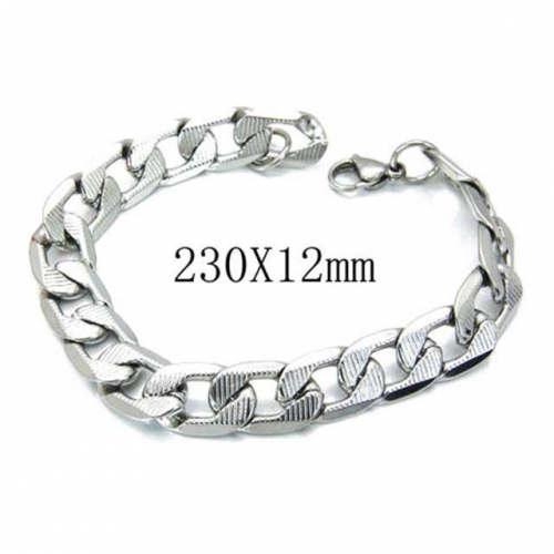 Wholesale Stainless Steel 316L Chain Bracelets NO.#BC70B0209L0