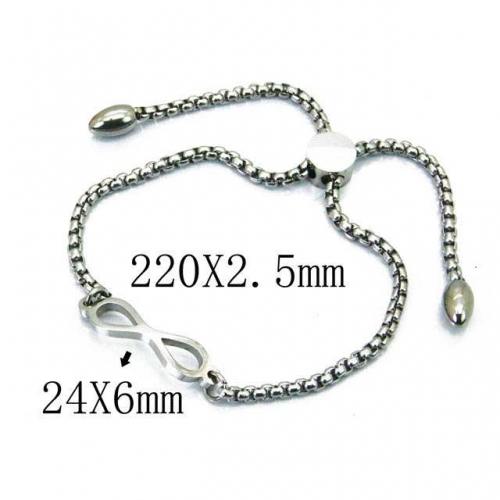 Wholesale Stainless Steel 316L Fashion Bracelets NO.#BC23B0136HZZ