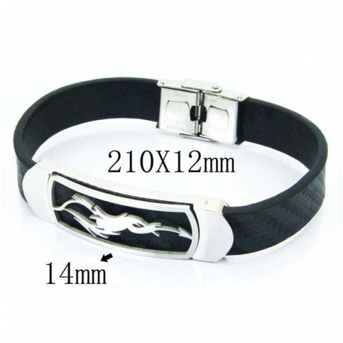 BaiChuan Wholesale Fashion Leather Bracelet NO.#BC23B0065HKD