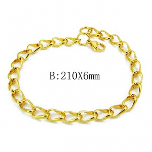 Wholesale Stainless Steel 316L Chain Bracelets NO.#BC70B0391JZ