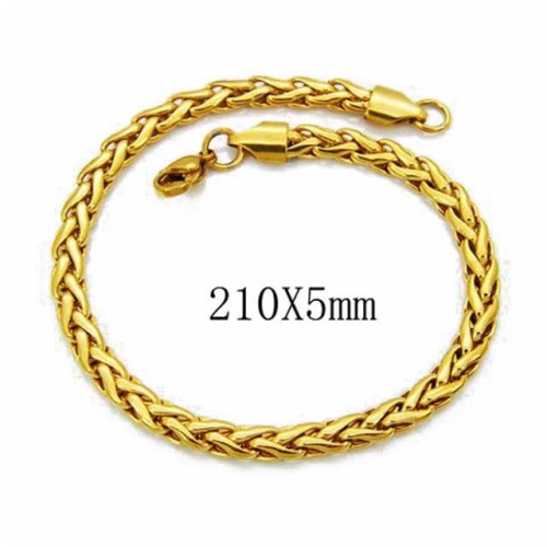 Wholesale Stainless Steel 316L Chain Bracelets NO.#BC40B0062L5