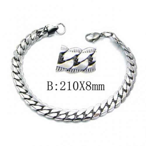 Wholesale Stainless Steel 316L Chain Bracelets NO.#BC40B0117KL