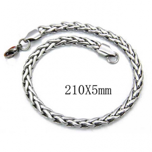 Wholesale Stainless Steel 316L Chain Bracelets NO.#BC40B0061K5