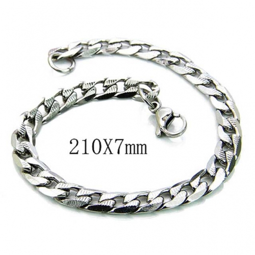 Wholesale Stainless Steel 316L Chain Bracelets NO.#BC70B0105J5