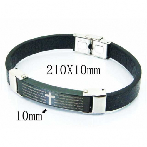 BaiChuan Wholesale Fashion Leather Bracelet NO.#BC23B0054HLY