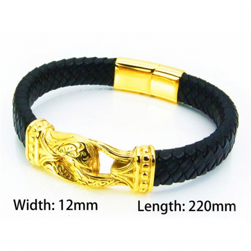 BaiChuan Wholesale Fashion Leather Bracelet NO.#BC29B0057HLW