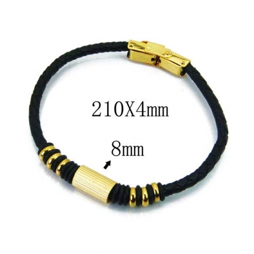 BaiChuan Wholesale Fashion Leather Bracelet NO.#BC23B0161HJQ