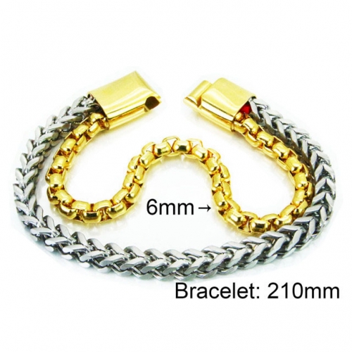 Wholesale Stainless Steel 316L Men's Bracelet NO.#BC28B0066JDD