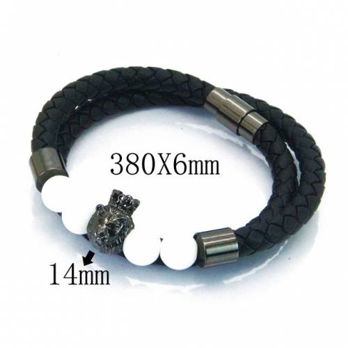 BaiChuan Wholesale Fashion Leather Bracelet NO.#BC41B0097ILD