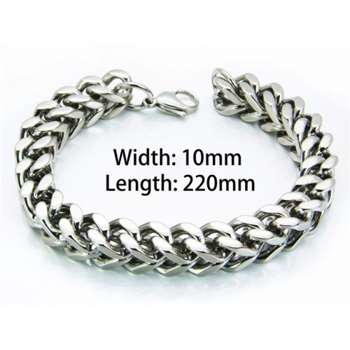 Wholesale Stainless Steel 316L Chain Bracelets NO.#BC40B0143HOS