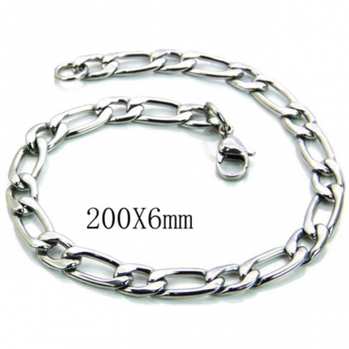 Wholesale Stainless Steel 316L Chain Bracelets NO.#BC70B0111I0