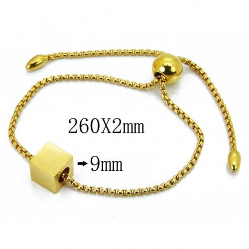 Wholesale Stainless Steel 316L Fashion Anklets NO.#BC59B0505HDD