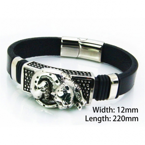 BaiChuan Wholesale Fashion Leather Bracelet NO.#BC29B0017HKU