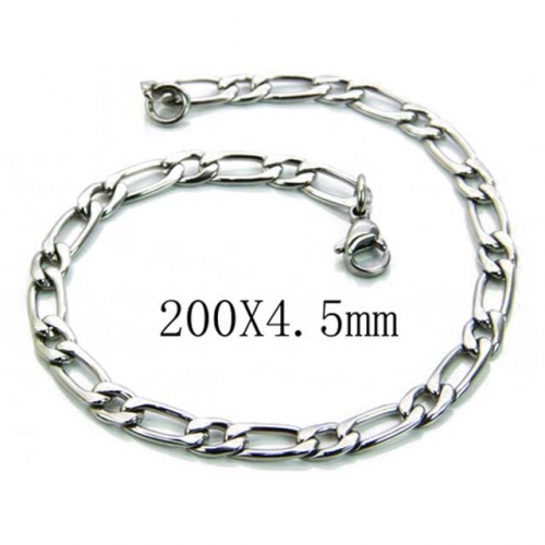 Wholesale Stainless Steel 316L Chain Bracelets NO.#BC70B0107I0