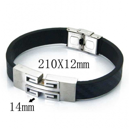 BaiChuan Wholesale Fashion Leather Bracelet NO.#BC23B0213HJF