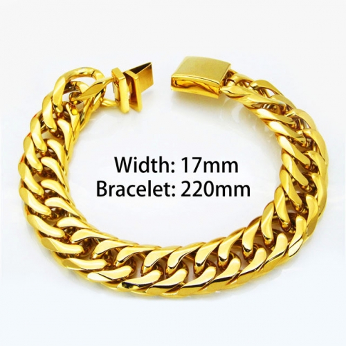 Wholesale Stainless Steel 316L Men's Bracelet NO.#BC82B0006IPZ