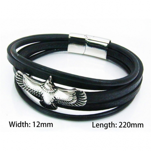 BaiChuan Wholesale Fashion Leather Bracelet NO.#BC29B0028HLA