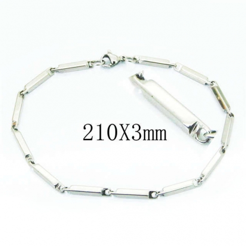 Wholesale Stainless Steel 316L Chain Bracelets NO.#BC70B0542IL