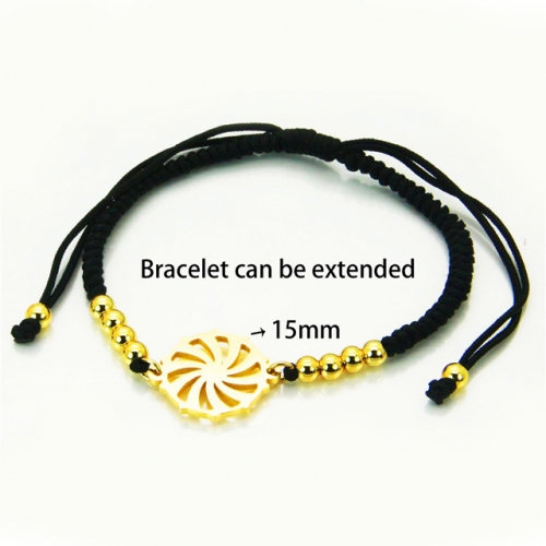 Wholesale Stainless Steel 316L Rope Braided Bracelet NO.#BC91B0356HVV