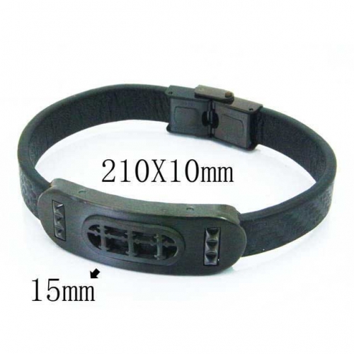 BaiChuan Wholesale Fashion Leather Bracelet NO.#BC23B0073HUU