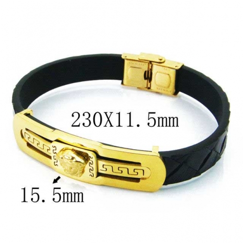 BaiChuan Wholesale Fashion Leather Bracelet NO.#BC21B0302HKW