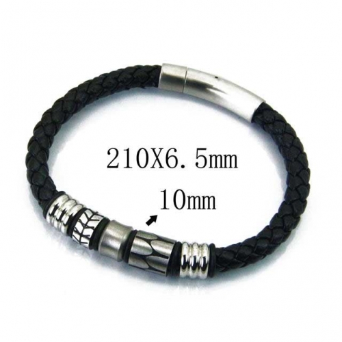BaiChuan Wholesale Fashion Leather Bracelet NO.#BC23B0156HOZ