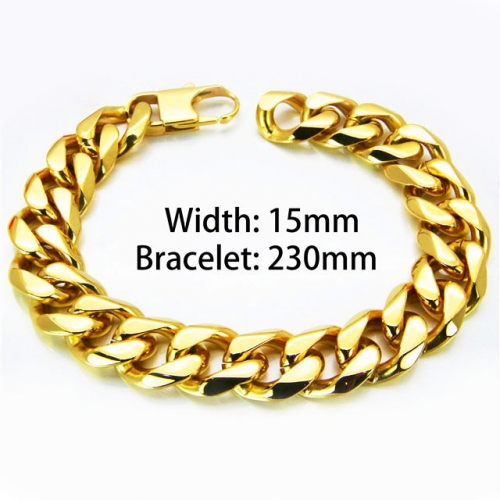 Wholesale Stainless Steel 316L Men's Bracelet NO.#BC82B0083IFF