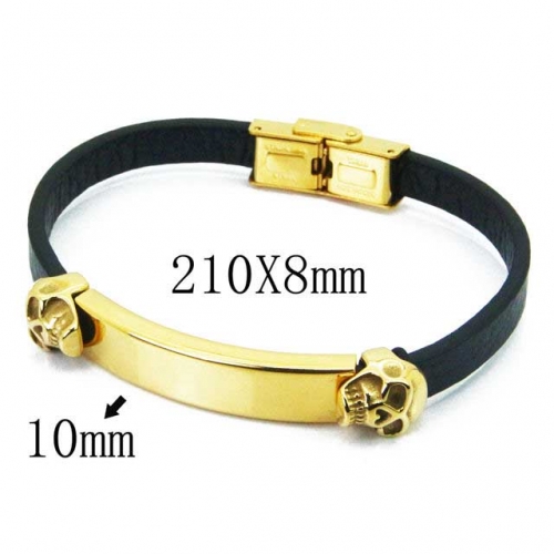 BaiChuan Wholesale Fashion Leather Bracelet NO.#BC23B0202HKF