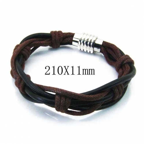 BaiChuan Wholesale Fashion Leather Bracelet NO.#BC23B0268HQQ