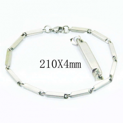 Wholesale Stainless Steel 316L Chain Bracelets NO.#BC70B0540IL