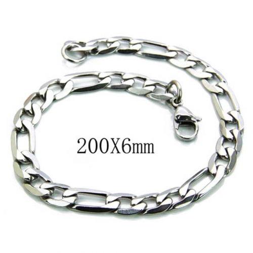 Wholesale Stainless Steel 316L Chain Bracelets NO.#BC70B0109J0