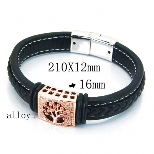 BaiChuan Wholesale Fashion Leather Bracelet NO.#BC41B0069IFF