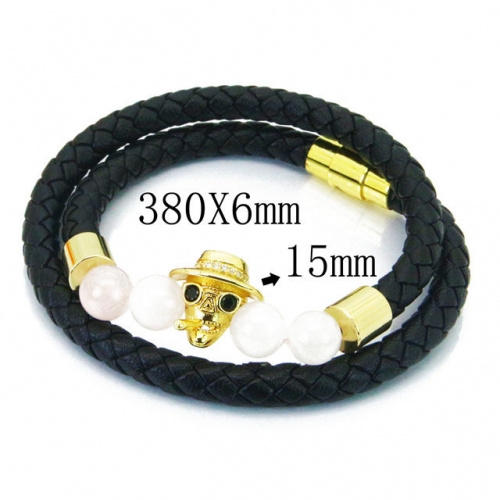 BaiChuan Wholesale Fashion Leather Bracelet NO.#BC41B0095ILE