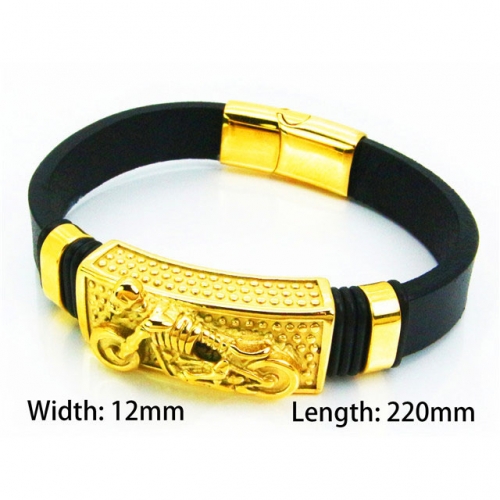 BaiChuan Wholesale Fashion Leather Bracelet NO.#BC29B0047HNE