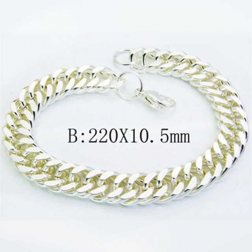 Wholesale Stainless Steel 316L Chain Bracelets NO.#BC70B0406MZ