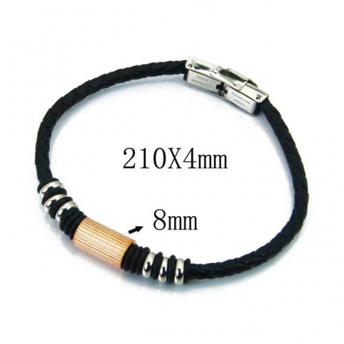 BaiChuan Wholesale Fashion Leather Bracelet NO.#BC23B0162HIC