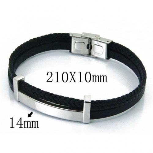 BaiChuan Wholesale Fashion Leather Bracelet NO.#BC23B0194HDD