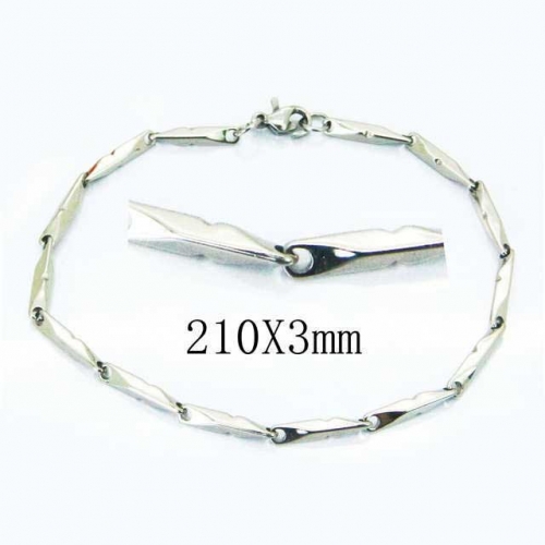 Wholesale Stainless Steel 316L Chain Bracelets NO.#BC70B0552IL